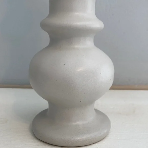 Hearth & Hand Sculptural Matte White Ceramic Vase - Picture 4 of 4